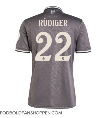 Real Madrid Antonio Rudiger #22 Tredjetrøje 2024-25 Kortærmet